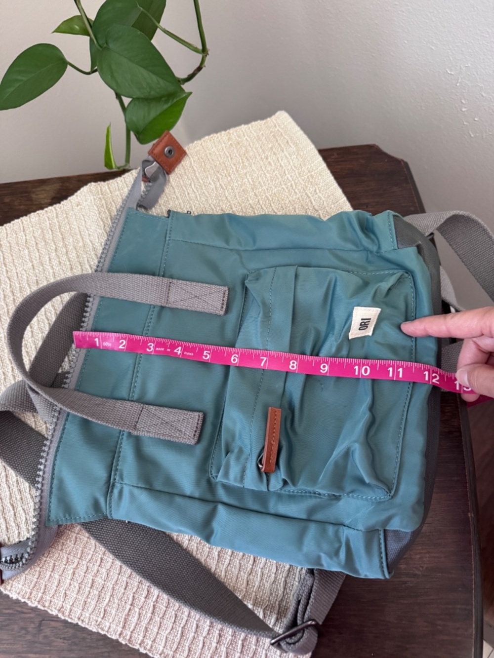 ORI Bantry Small Backpack in Sage Green - Picture 7 of 8
